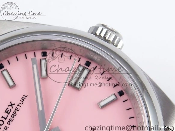 Edition Dial on Clean VR3230 Pink 36mm Perpetual Bracelet Best 904L 1:1 126000 Steel Oyster SS 0131